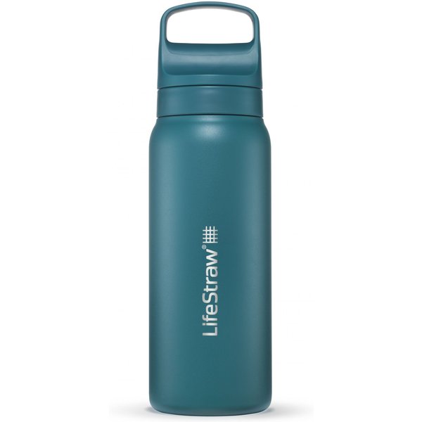 LifeStraw Go 2.0 Stainless Steel Water Filter Bottle, Türkis