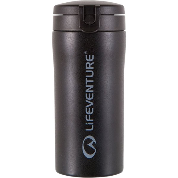 Lifeventure Flip-Top Thermobecher, Unisex, Schwarz