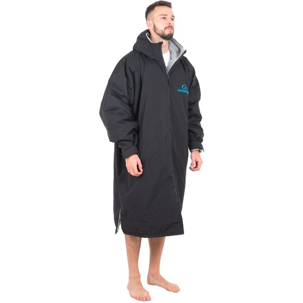 Lifeventure Thermarobe, Mantel, Unisex, Schwarz