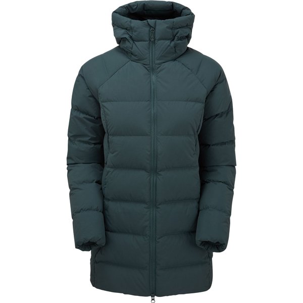 Montane F Tundra Hoodie, Daunenjacke, Damen, dunkelgrün