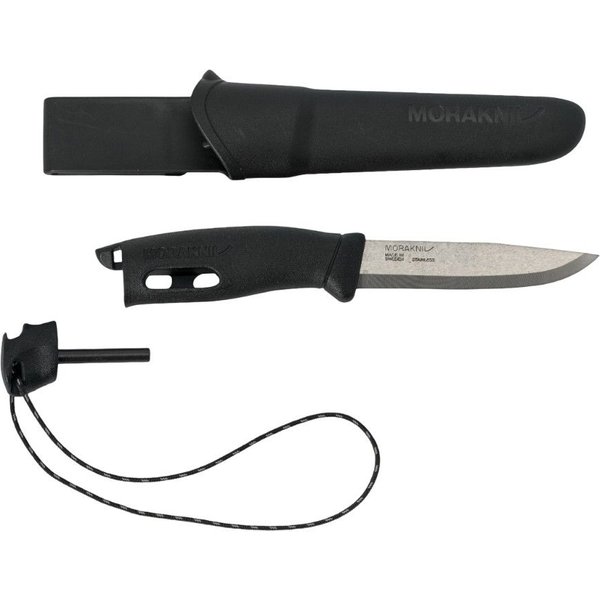 Morakniv Companion Spark (S), Mehrzweckmesser, schwarz