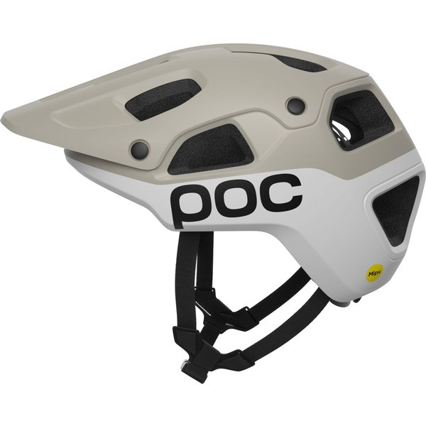 POC Cularis Pure, Fahrradhelm, mineral grey/hydrogen white matt