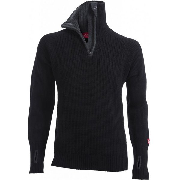 Ulvang Rav Sweater w/Zip, Herren, schwarz