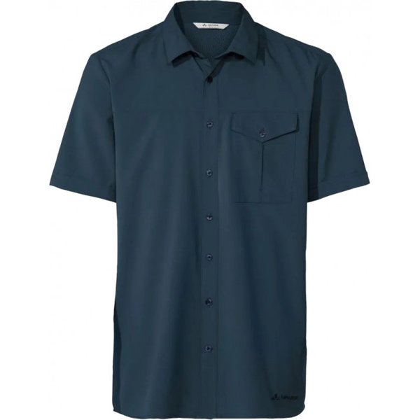 Vaude Men's Rosemoor Shirt II, Wanderhemd, Herren, blau