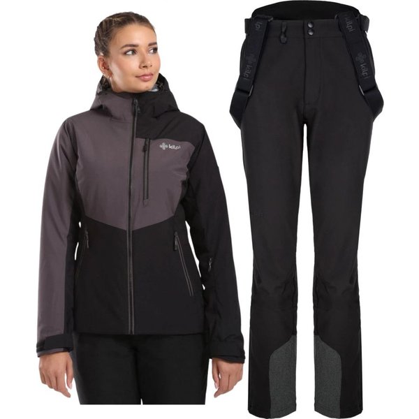 Kilpi Rhea/Flip Skiset, Damen, schwarz