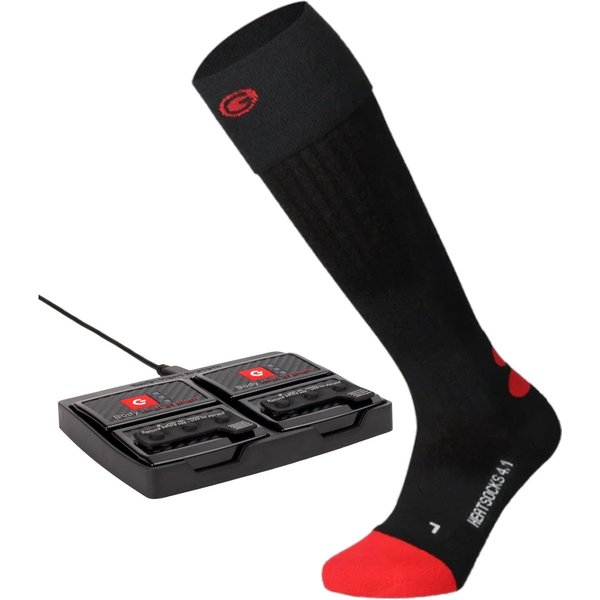 Lenz Heat Sock 4.1/Lithium Pack rcB 2000 Set, unisex, schwarz