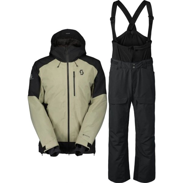 Scott Ultimate Dryo/GTX Skiset, Herren, schwarz/beige