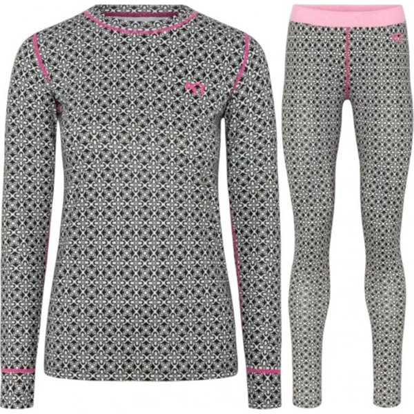 Kari Traa Fryd Skiunterwäsche-Set, Damen, schwarz/weiß