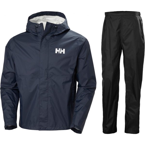 Helly Hansen Loke 2.0/Loke Regenanzug, Herren, schwarz/blau
