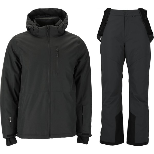 Whistler Drizzle Ski-Set (Jacke und Hose), Herren, schwarz