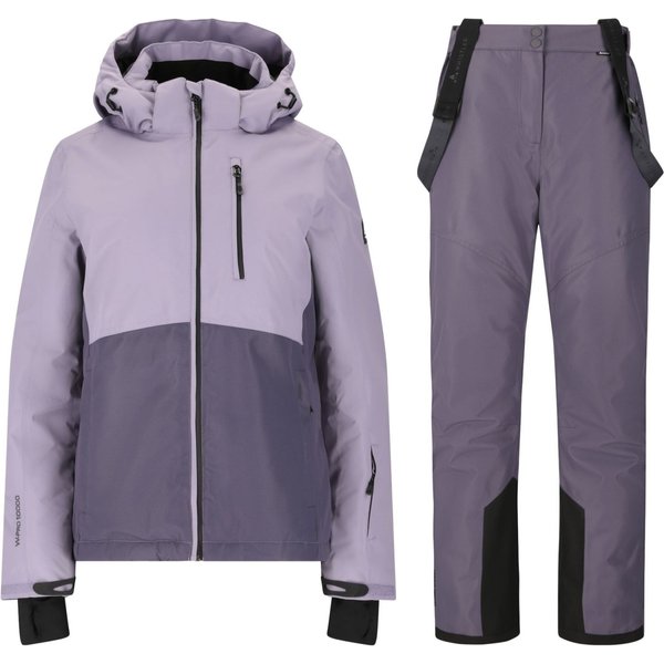 Whistler Drizzle Ski-Set (Jacke und Hose), Damen, lila/dunkel lila