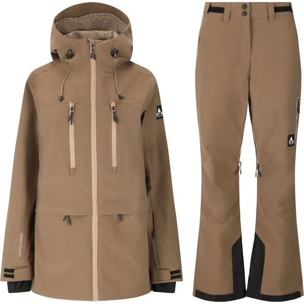 Whistler Takoda Ski-Set (Jacke und Hose), Damen, braun