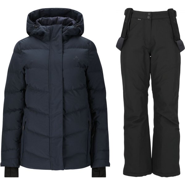Whistler Drizzle/Cheno Skiset, Damen, schwarz/blau