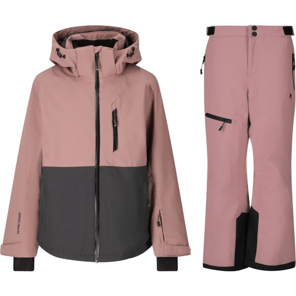 Whistler Rossburg Ski-Jacke/Ski-Hose-Set, Junior, Twilight Mauve