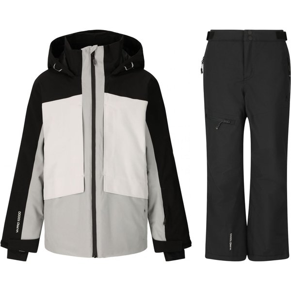 Completo antipioggia Whistler Kingland/Rossburg, junior, nero