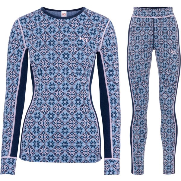 Kari Traa Rose LS 2.0 Set, Damen, dunkelblau/blau
