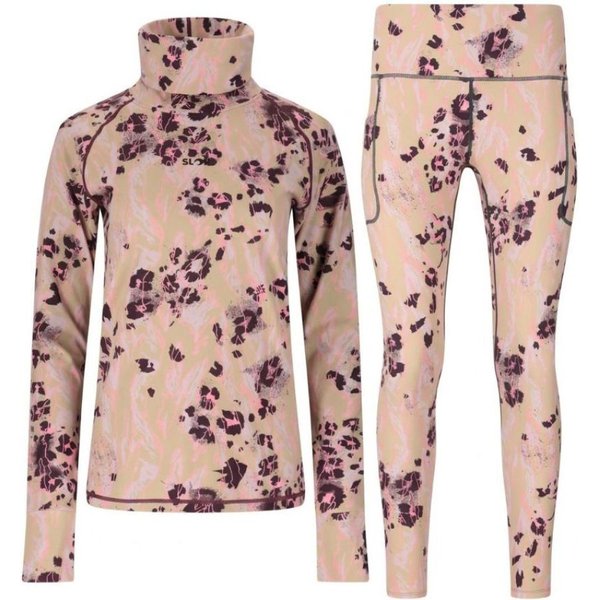 SLOPE Nyland AOP Set, Damen, feather gray