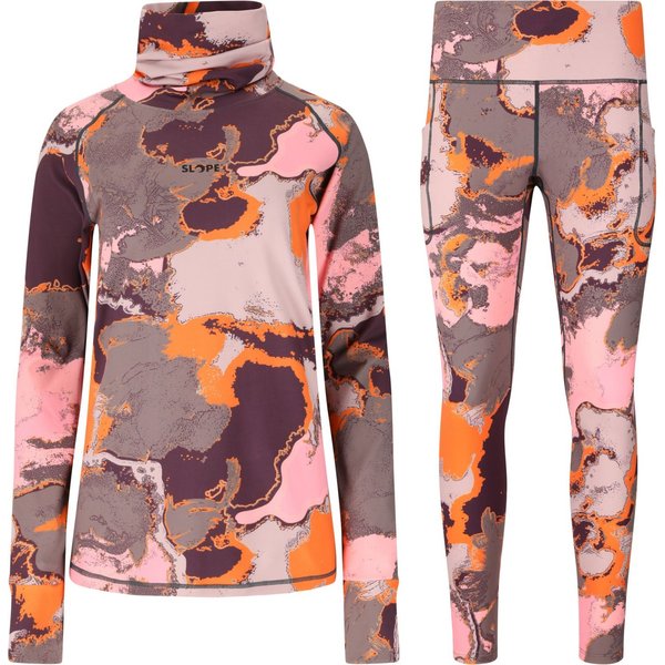 SLOPE Nyland AOP Set, dames, sweet grape