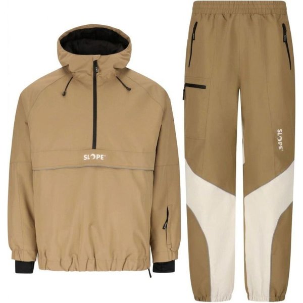SLOPE Blizz Loose Skiset, heren, bruin