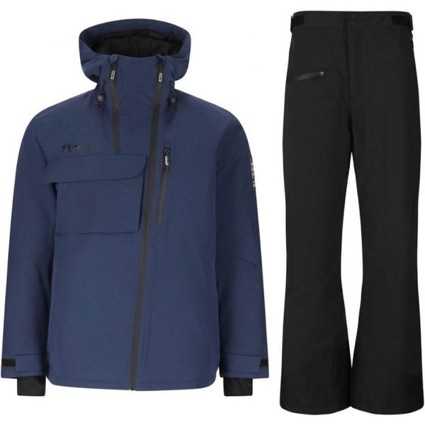 SLOPE Zuko Skiset, heren, blauw/zwart