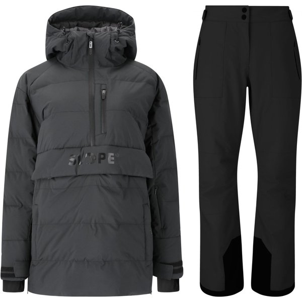 SLOPE Thumper Skiset, dames, zwart