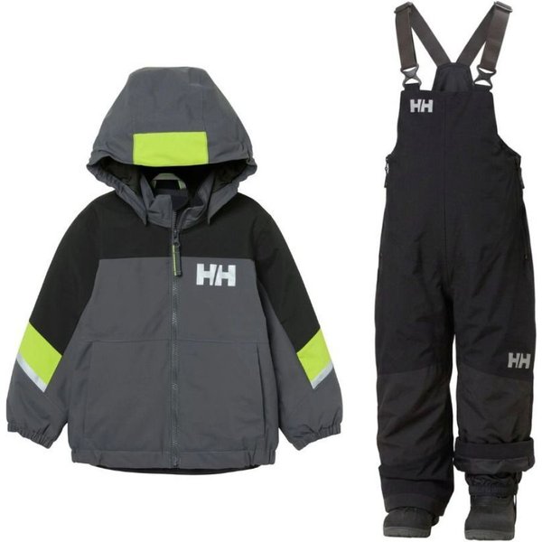 Helly Hansen Rider Skiset, Kinder, grau/schwarz