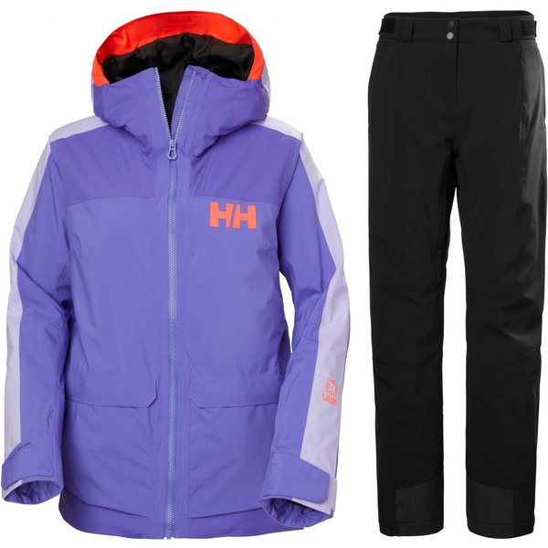 Helly Hansen Powchaser 3.0 Set da sci, da donna, viola/nero