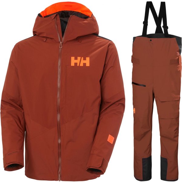 Helly Hansen Powerdreamer 3.0 Skiset, Herren, braun
