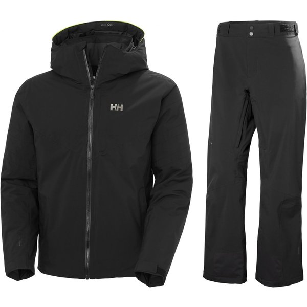 Helly Hansen Panoramic Ins Skiset, Herren, schwarz