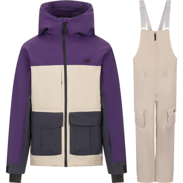 2117 of Sweden Sillerud Skiset, Herren, lila/beige