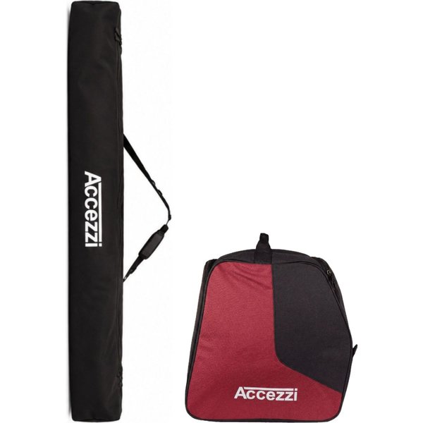 Accezzi Wagrain Satz, schwarz/schwarz/rot