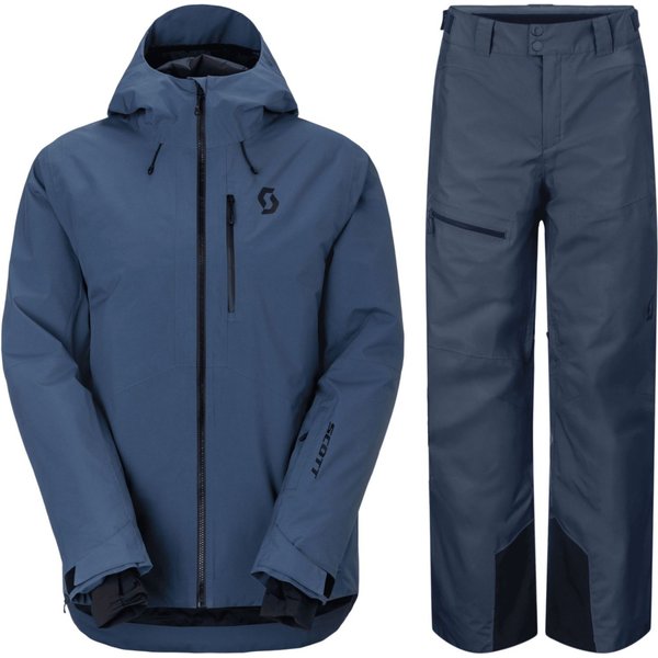 Scott Ultimate Dryo 10 Skiset, Herren, blau