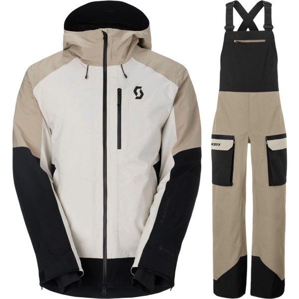 Scott Ultimate GTX Skiset, Herren, beige/schwarz