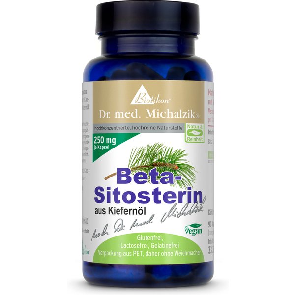 Beta-Sitosterol | 250mg Beta-Sitosterol | 90 Kapseln | Dr. med. Michalzik