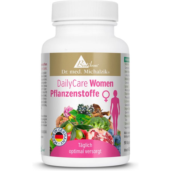 DailyCare-Women-Pflanzenstoffe 90 Kapseln | 100mg Shatavari | 90 Kapseln | Dr. med. Michalzik
