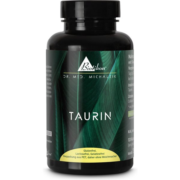Taurin | 1000mg Taurin | 120 Kapseln | Dr. med. Michalzik
