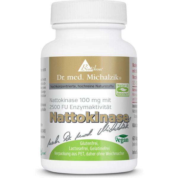 Nattokinase | 100mg Nattokinase-Extrakt | 60 Kapseln | Dr. med. Michalzik
