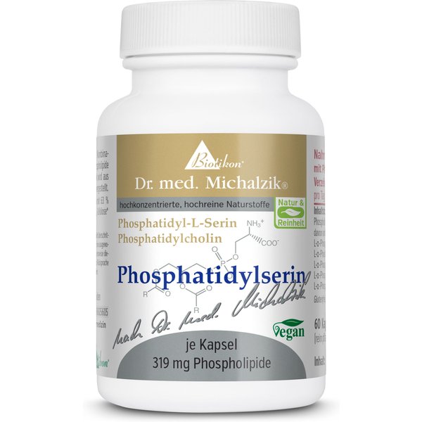 Phosphatidylserin | 638mg Phospholipide | 60 Kapseln | Dr. med. Michalzik