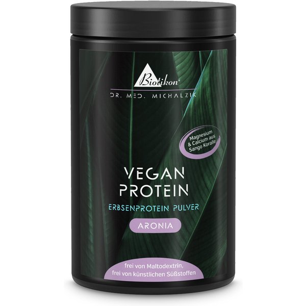 Proteine-Aronia | 545g Pulver | 20g Natur-Erbsenprotein | Dr. med. Michalzik