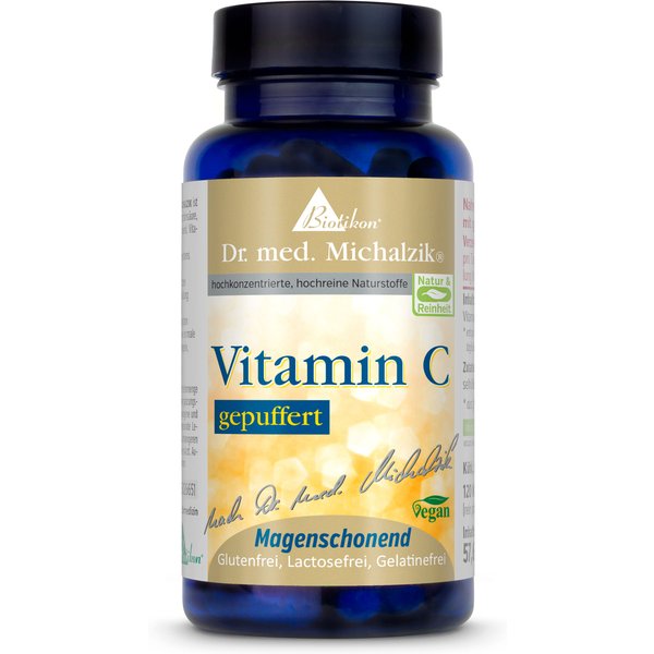 Vitamin-C-gepuffert | 320mg Vitamin C | 120 Kapseln | Dr. med. Michalzik