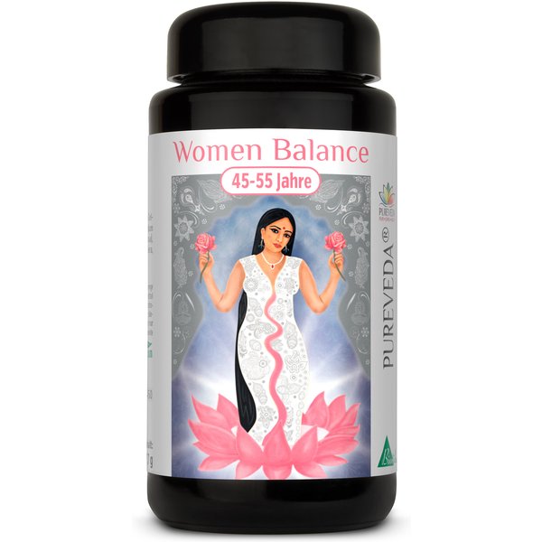 Pureveda Women Balance 45-55-Jahre | 120mg Bio-Shatavari | 90 Kapseln | Dr. med. Michalzik