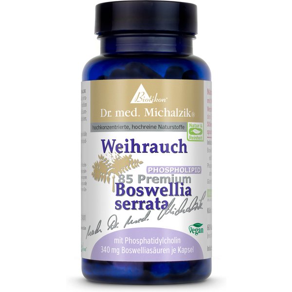 Weihrauch-BS-85-Phospholipid | 400mg Boswellia serrata | 60 Kapseln | Dr. med. Michalzik