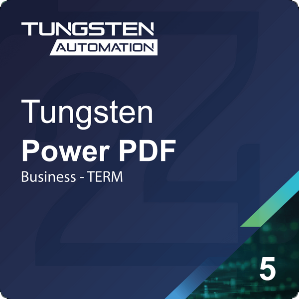 Tungsten Power PDF 5 Business Term Corporate 1 Anno 5 - 24 User-image
