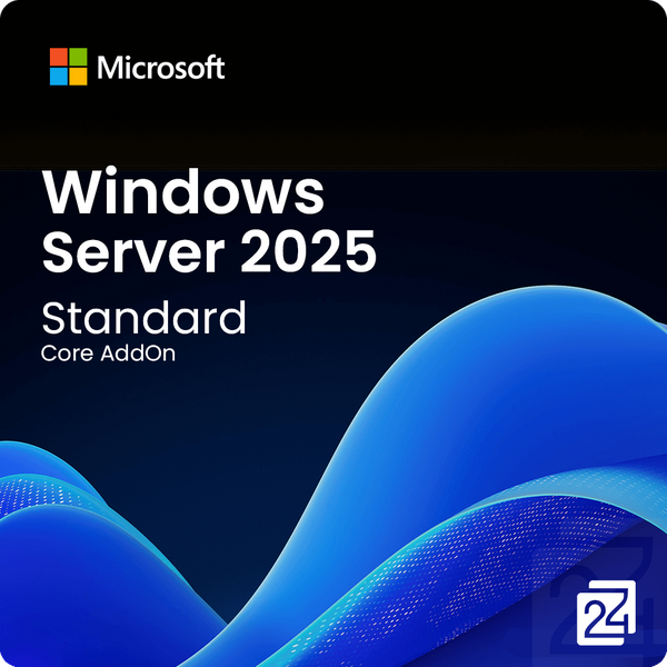 Microsoft Windows Server 2025 Standard Core AddOn 4 Core-image