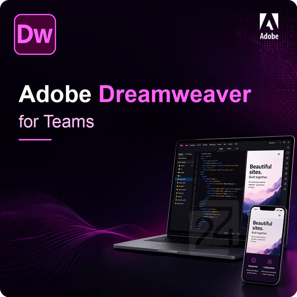 Adobe Dreamweaver for Teams 1 - 9 Utente/i-image