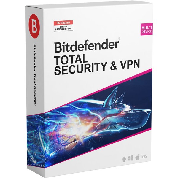 Bitdefender Total Security & Premium VPN 10 Dispositivi / 1 Anno-image