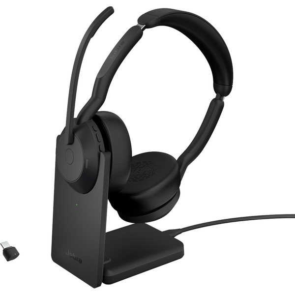 Jabra Evolve2 55 Stereo + Charging Station Microsoft Teams USB-A-image