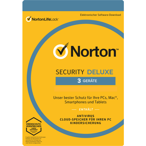 Symantec Norton Security Deluxe 3.0 5 Dispositivi 1 Anno-image
