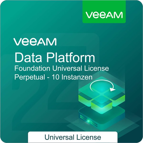Veeam Data Platform Foundation Universal License Perpetual - 10 Instanzen Azienda-image