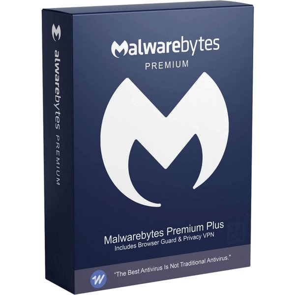 Malwarebytes Premium Plus Includes Browser Guard & Privacy VPN 2 Dispositivi-image